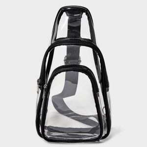 NWOT Wild Fable Clear Sling Crossbody Lightweight Bag.